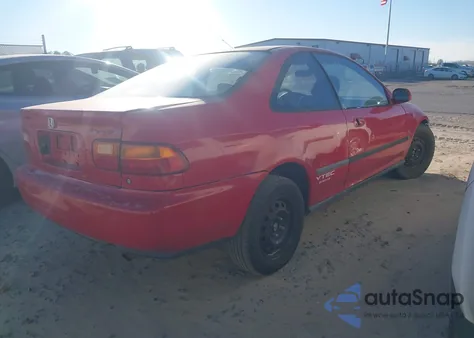 1993 Honda Civic Ex z USA, uszkodzony, nr VIN 1HGEJ125XPL037519